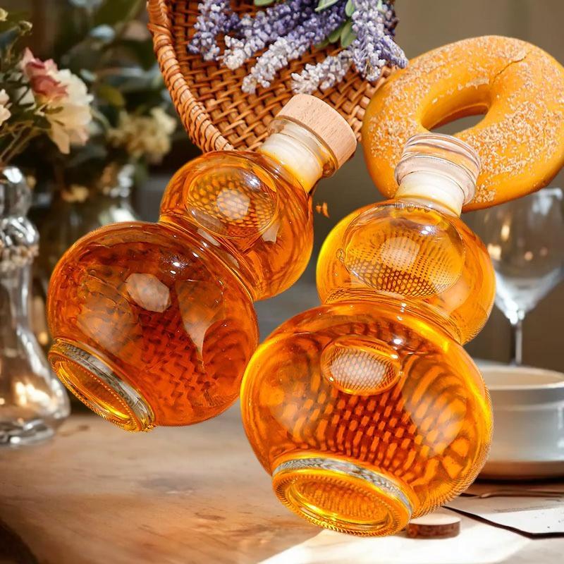 Cold Brew Jar - Transparent Gourd Shape High Borosilicate Glass