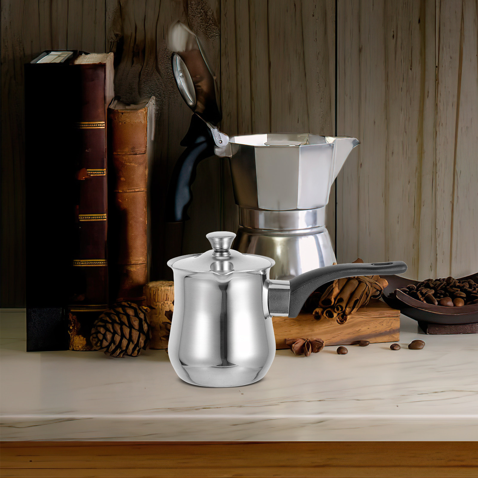 Coffee Tea Pots - 360Ml Stainless Steel Turkish Coffee Maker