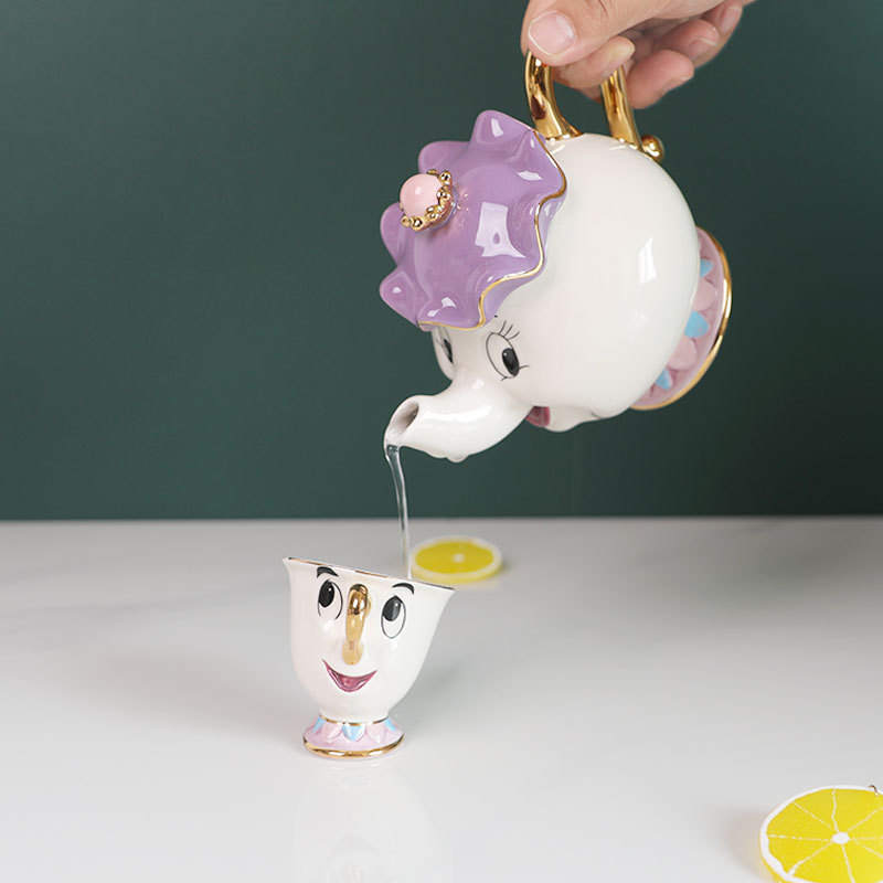 Coffee And Tea Bar - In-Stock Teapot Cute Cartoon Beauty And