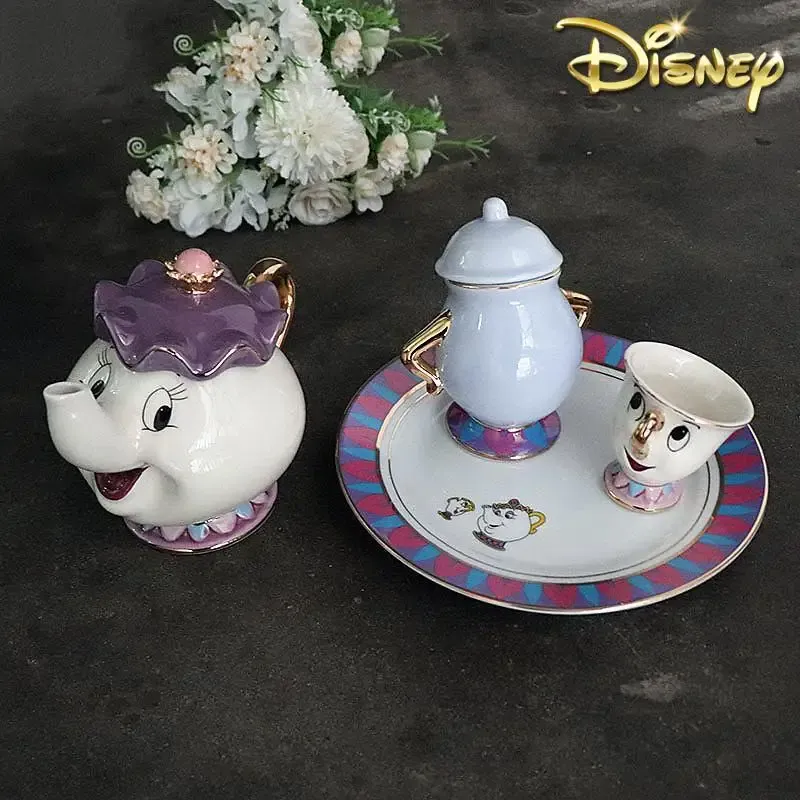 Coffee And Tea Bar - Hot Teapot Cartoon Beauty And The