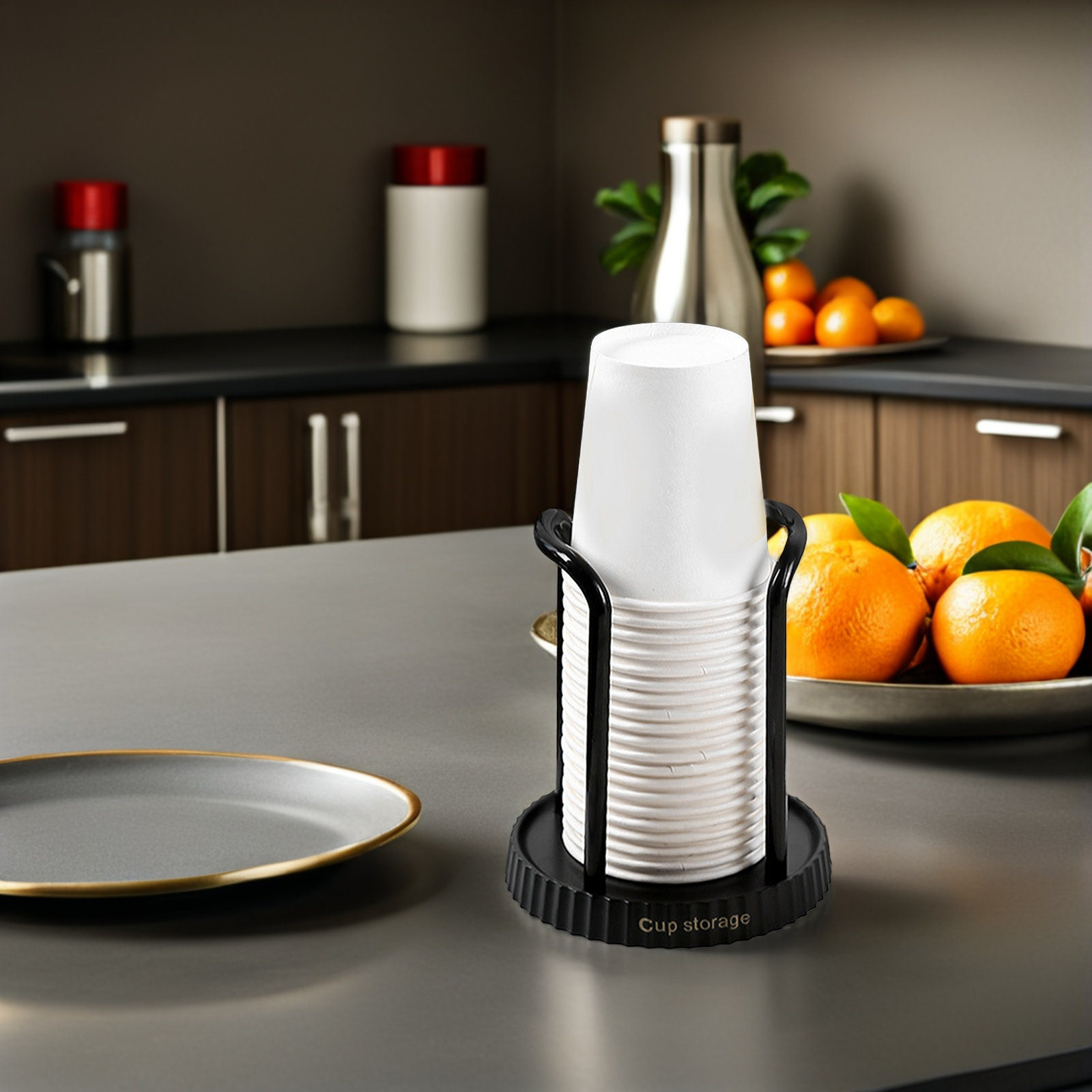 2Pcs Disposable Cup Dispenser  - Coffee And Tea Bar ulasan dan harga