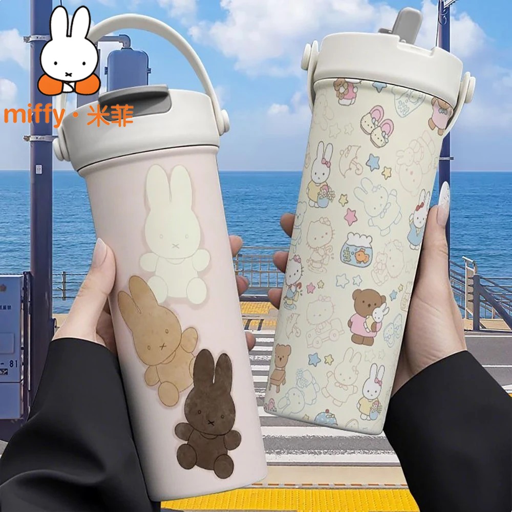 Miffy Rabbit Handheld Thermos  - Coffee Tea Japan ulasan dan harga