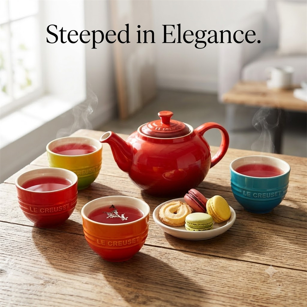 5 Set Le Creuset Chip-Resistan - Mug Tea Coffee ulasan dan harga