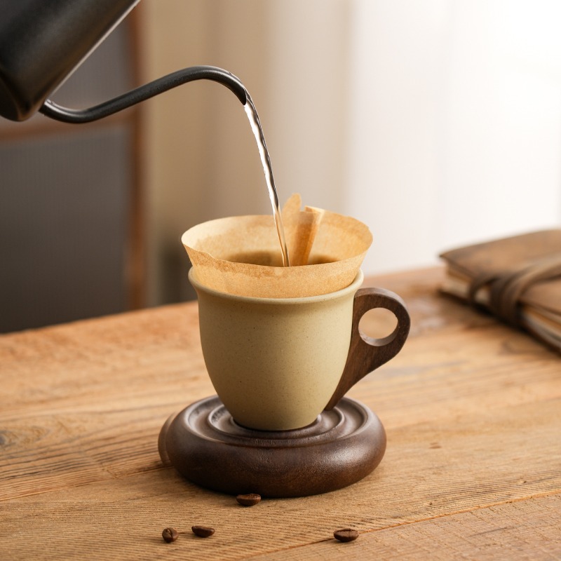 Creative Brown Ceramic and Woo - Coffee Tea Gardens ulasan dan harga