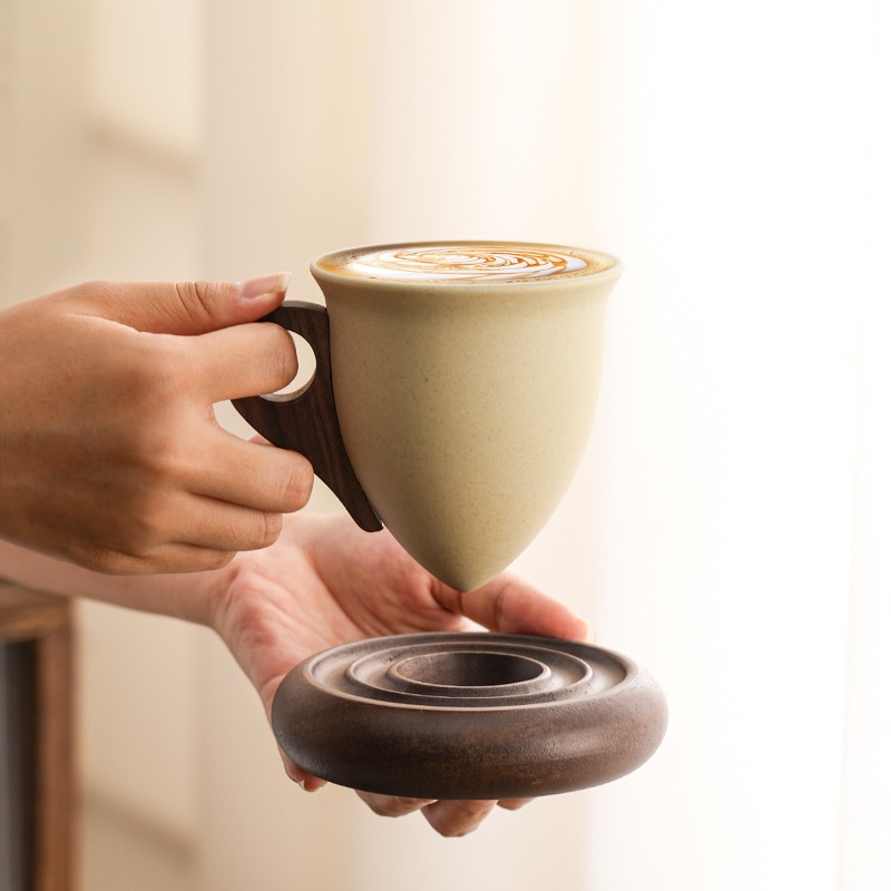 Creative Brown Ceramic and Woo - Coffee Tea Gardens ulasan dan harga