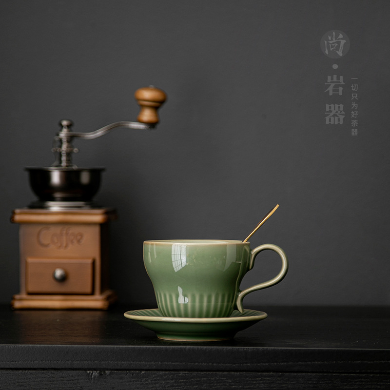 HYS retro celadon green vertic - Coffee Tea Green ulasan dan harga