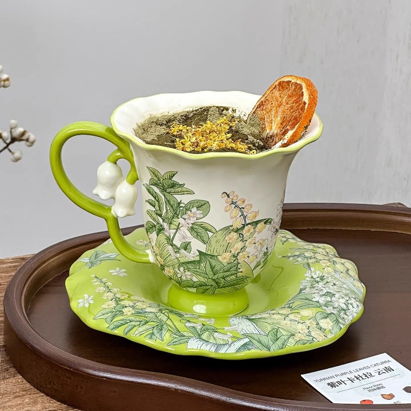 Lily of the valley blooming af - Coffee Tea And Sugar Set ulasan dan harga