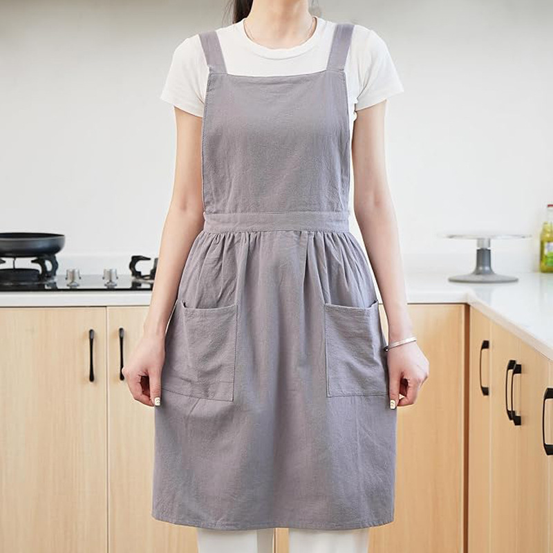 Canvas apron made of cotton su - Coffee Tea Gardens ulasan dan harga