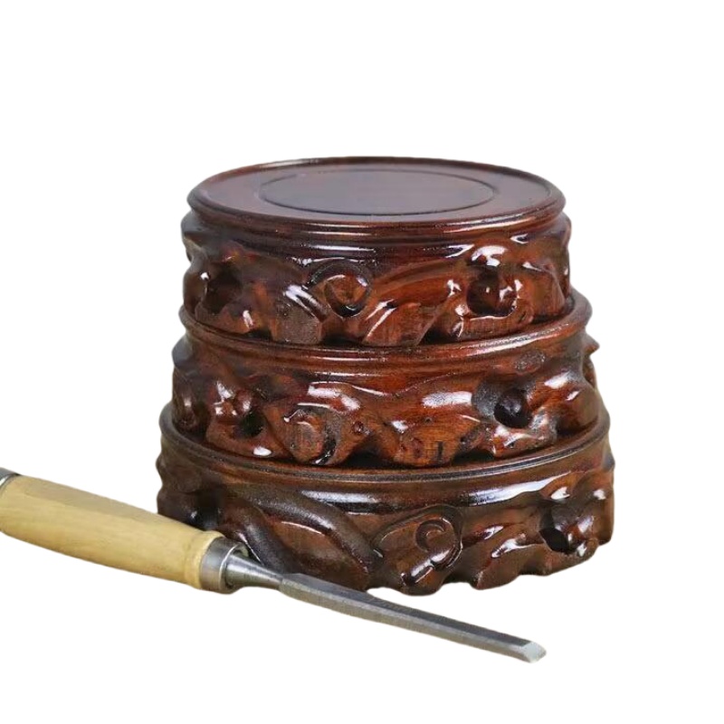 Wooden Plant Saucer & Flower P - Coffee Tea Gardens ulasan dan harga