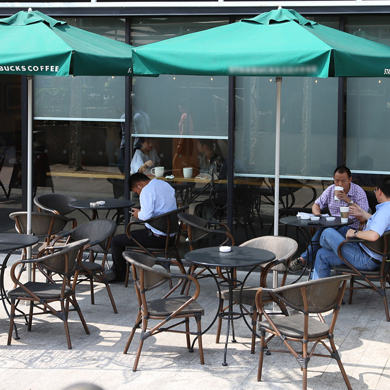Outdoor garden rattan courtyar - Coffee Tea Gardens ulasan dan harga