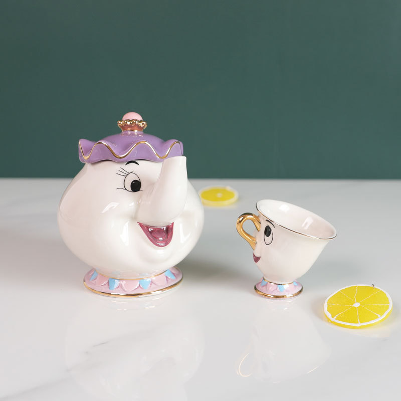 Hot Teapot Cartoon Beauty And  - Coffee And Tea Bar ulasan dan harga