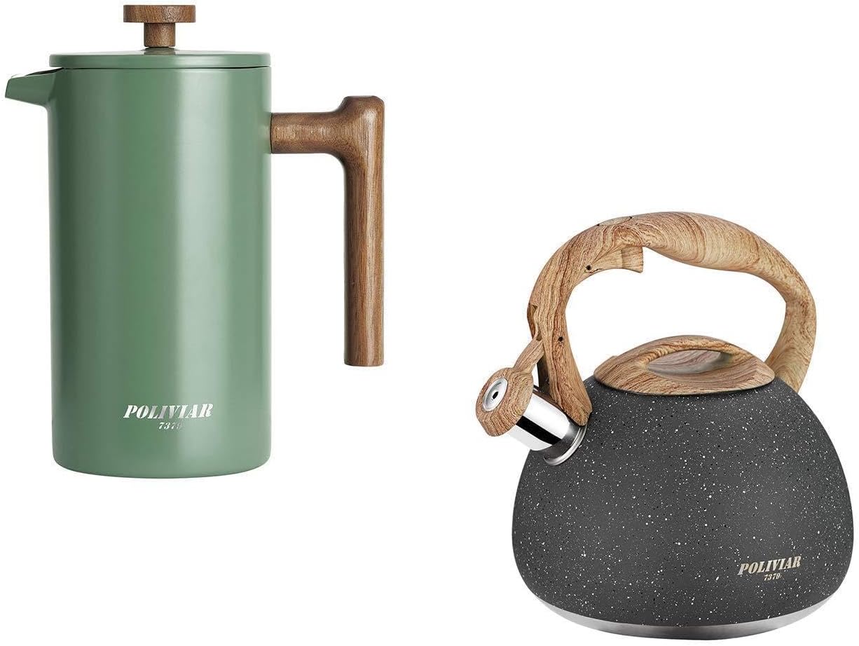 POLIVIAR 34 oz French Press Co - Good Coffee Tea ulasan dan harga