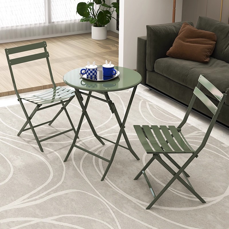 Small Folding Tea Table with C - Coffee Tea Gardens ulasan dan harga