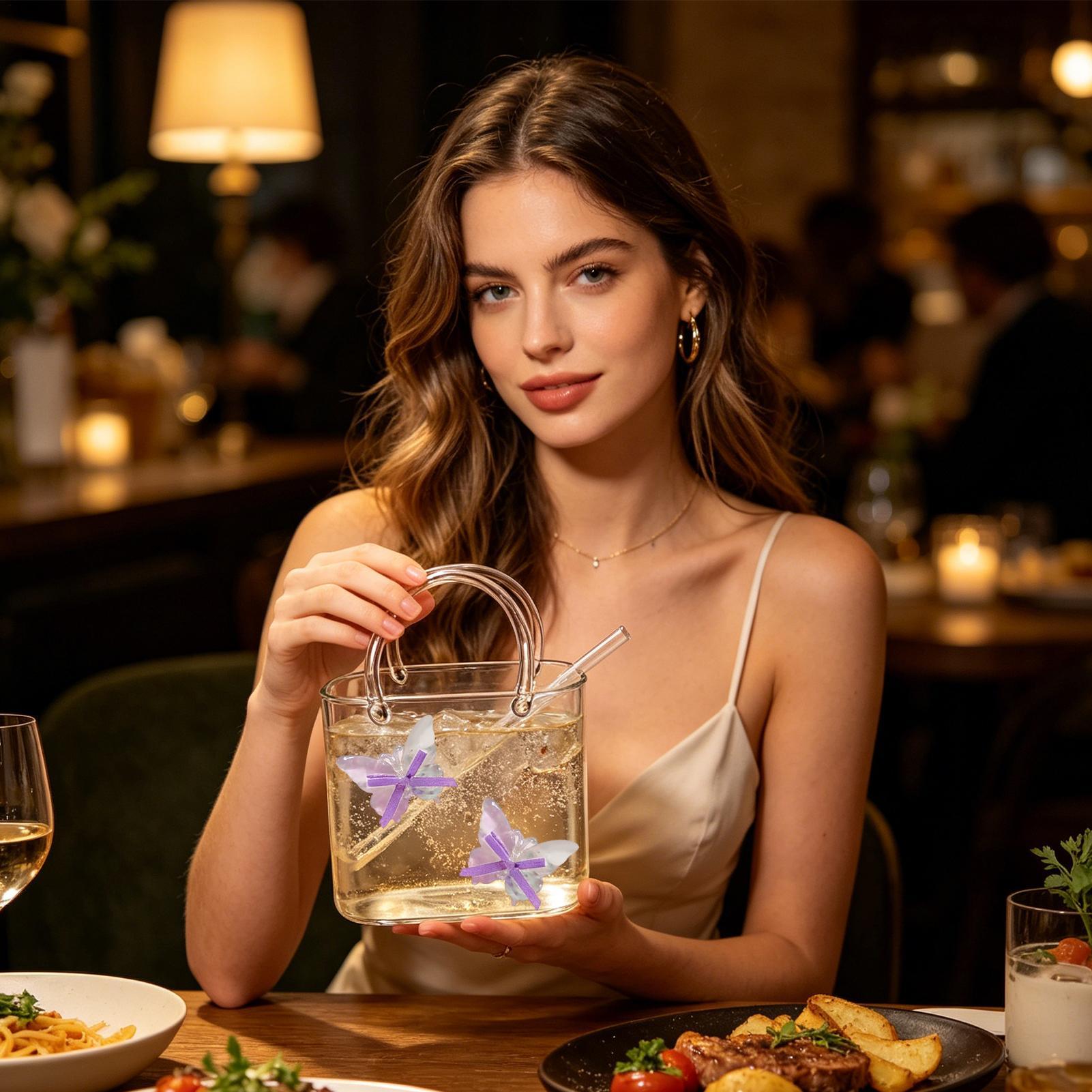 Glass Purse For Drinks Funky C - Coffee And Tea Bar ulasan dan harga