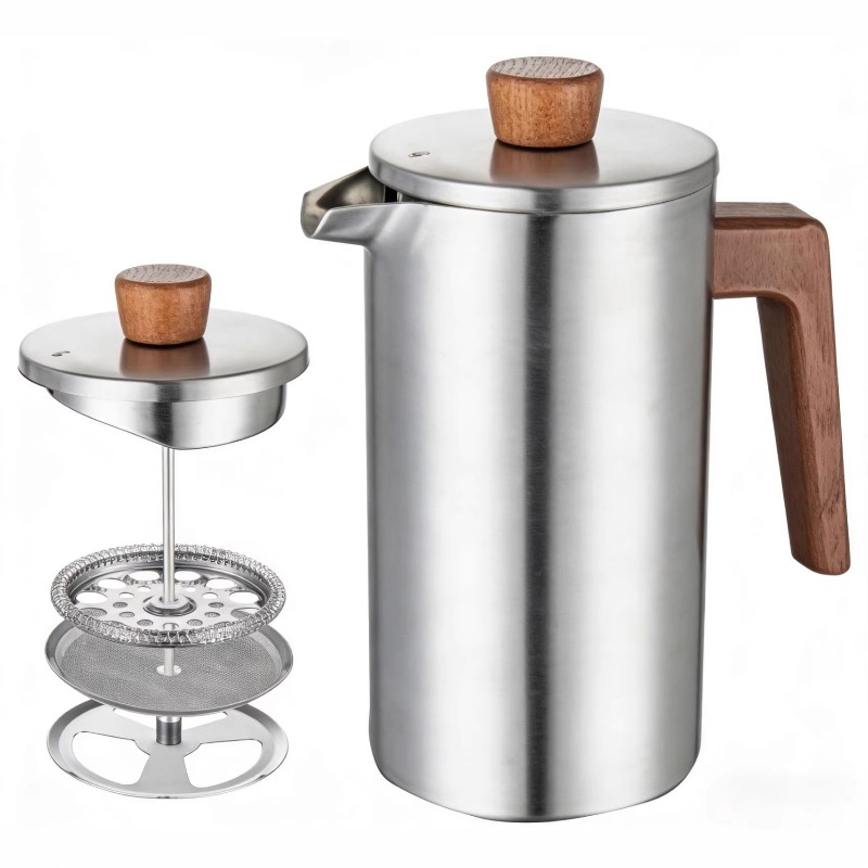 JUSTINLAU 1000ml Stainless Ste - Coffee Tea Pots ulasan dan harga