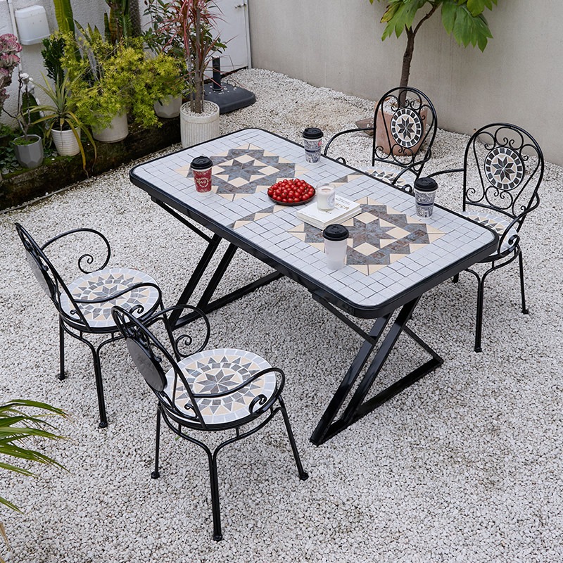 Garden Outdoor Table Chair Set - Coffee Tea Gardens ulasan dan harga