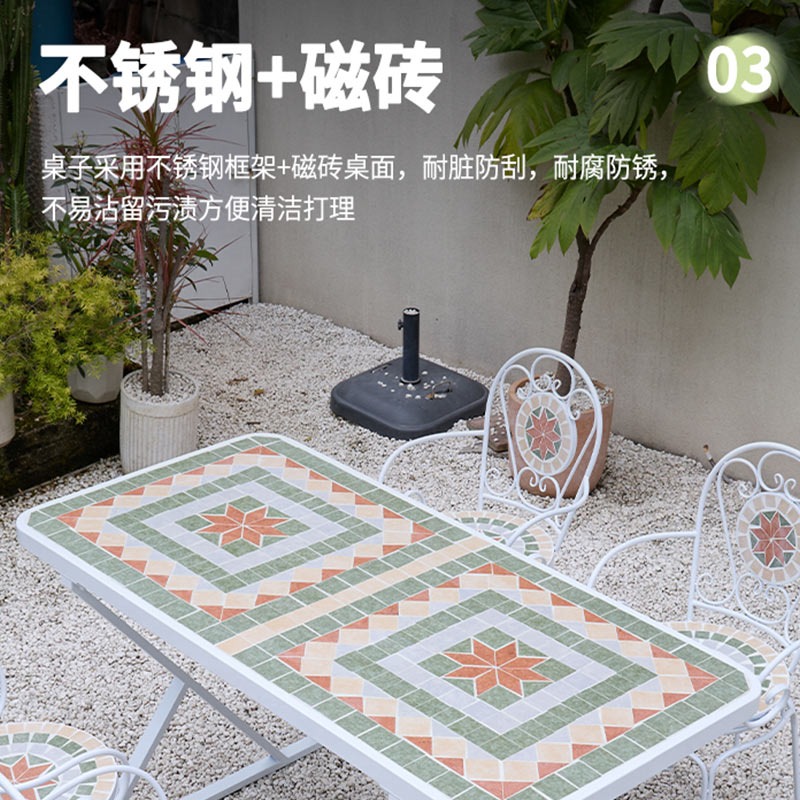 Garden Outdoor Table Chair Set - Coffee Tea Gardens ulasan dan harga