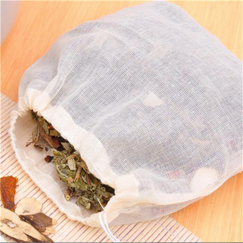 1pc/10Pcs Cotton Tea Bags Musl - Coffee Tea Gardens ulasan dan harga