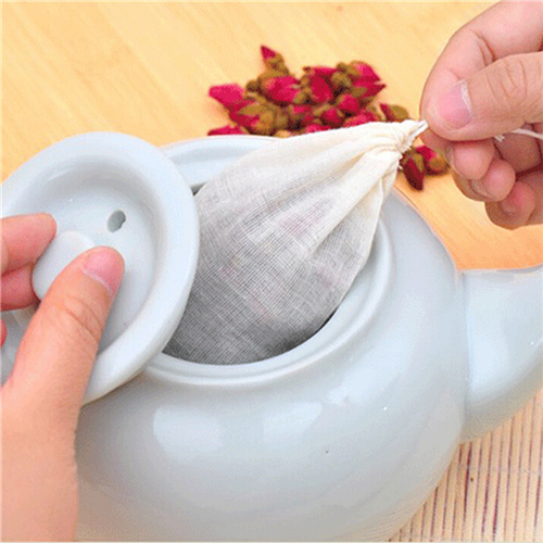 1pc/10Pcs Cotton Tea Bags Musl - Coffee Tea Gardens ulasan dan harga